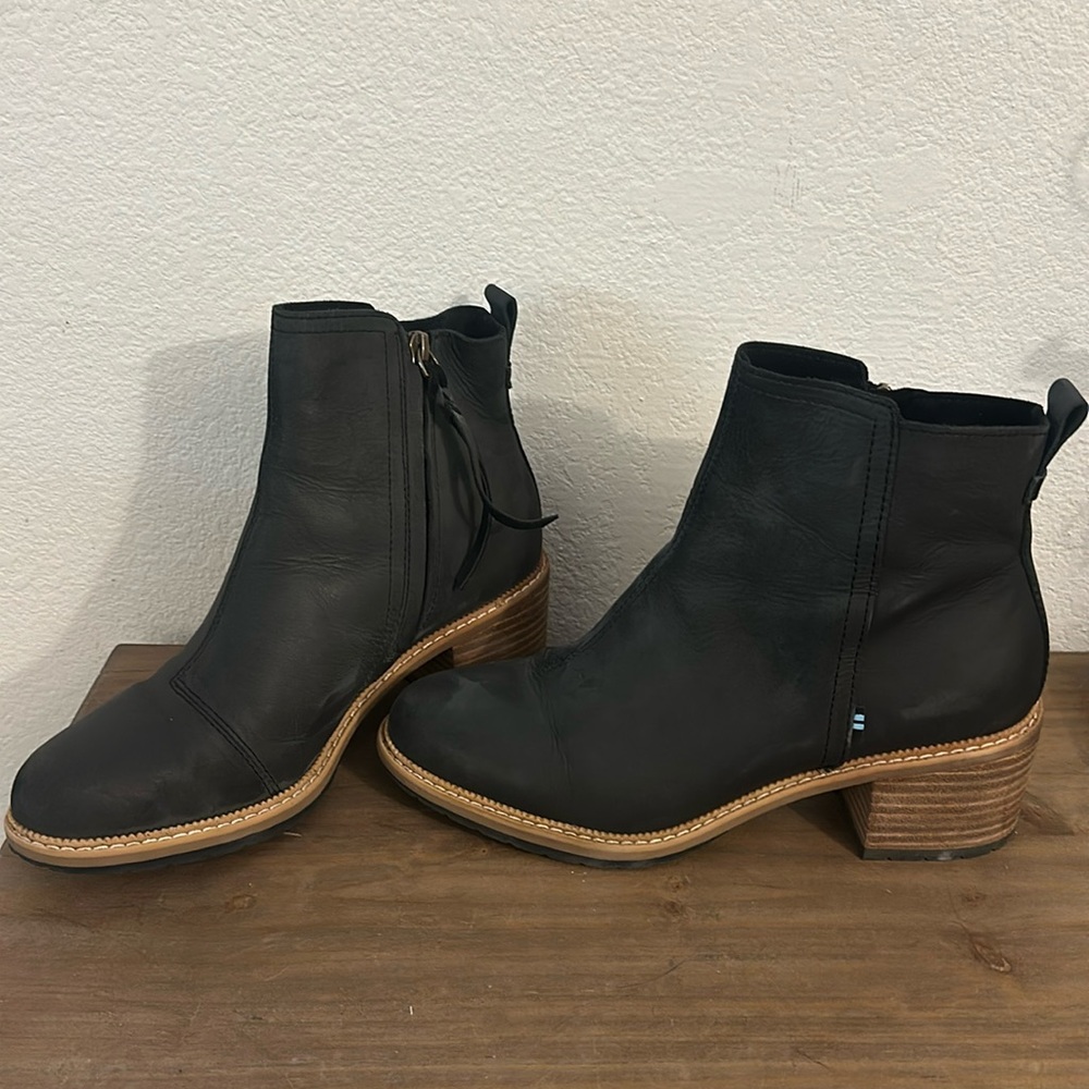 TOMS Women's Marina Leather Bootie